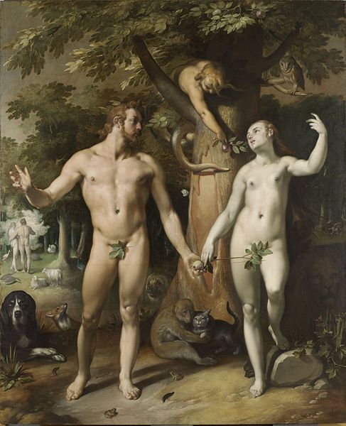 Cornelis Cornelisz. van Haarlem, De zondeval (1592). © Rijksstudio/Rijksmuseum