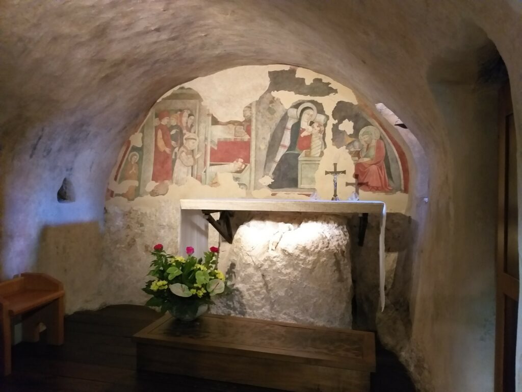 Het heiligdom bij Greccio