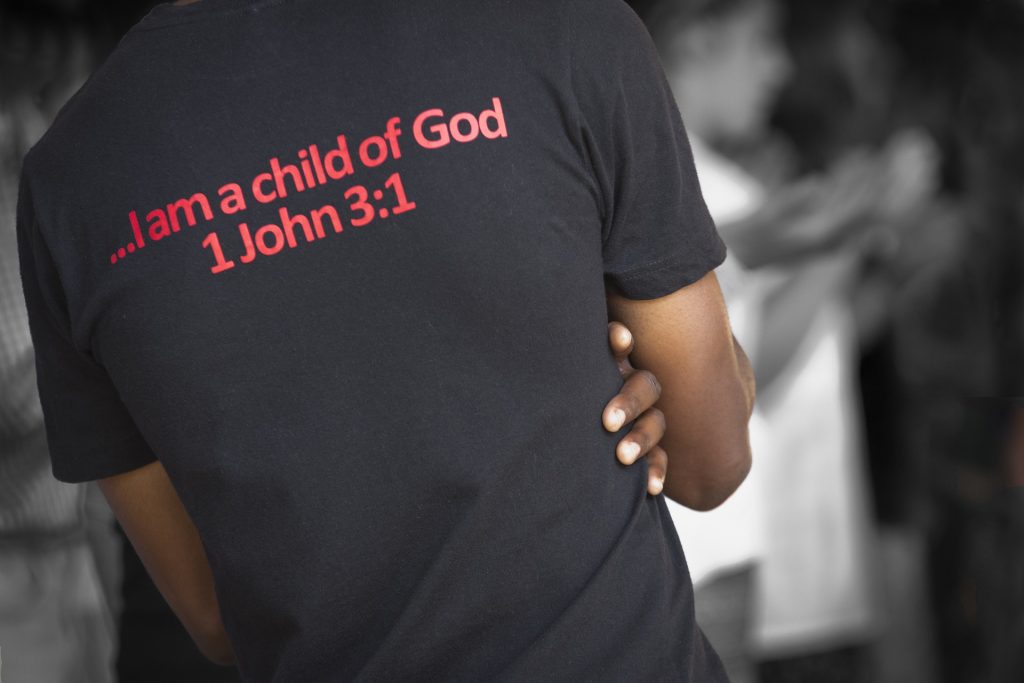 T-shirt 'I am a child of God'